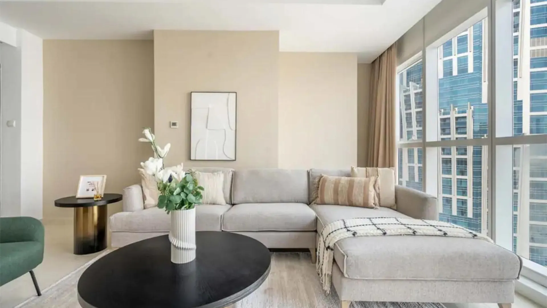 Beautiful 1Br Apt On High Floor With Partial Sea View Dubai
